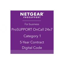 NETGEAR ProSupport OnCall 24x7 Category 1 - technical support - 5 years