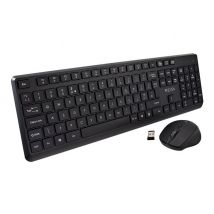 V7 - keyboard and mouse set - QWERTY - UK - black Input Device