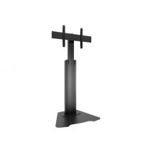 Chief Fusion Large Height-Adjustable Floor Stand Display Mount - For Displays 42-86" - Black stand - for flat panel - black