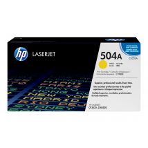 HP 504A - yellow - original - LaserJet - toner cartridge (CE252A)