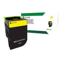 Lexmark 802SY - yellow - original - toner cartridge - LCCP, LRP