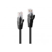 Lindy patch cable - 5 m - black