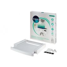 Wpro stacking kit with pull-out shelf