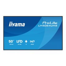 iiyama ProLite LH5064UHS-B1AG 50" Class (49.5" viewable) LED-backlit LCD display - 4K - for digital signage