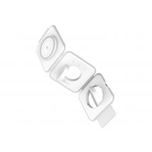 j5create JUPW3215W-N wireless charging stand - 3-in-1, magnetic, with Qi2 - 22.5 Watt