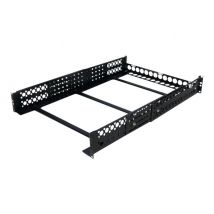 StarTech.com 2U Universal Rack Mount Rails - for 19in Server Rack Enclosure or Cabinet - Adjustable A/V Rack Rails (UNIRAILS2U) - rack rail - 2U