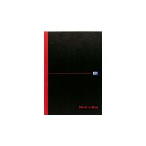 Oxford Black n' Red - notebook - A5 - 192 pages (pack of 5)