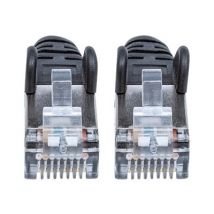 INTELLINET Patchkabel Cat6a-Stecker/Cat7-Rohkabel 0,5m sw