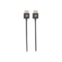 MANHATTAN HDMI-Kabel ultradünn mit Ethernet 1.8 m. schwarz