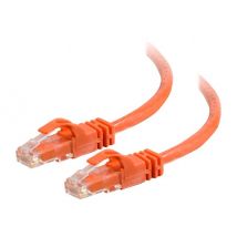 C2G Cat6 Booted Unshielded (UTP) Network Patch Cable - patch cable - 1 m - orange