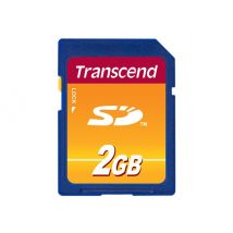 Transcend - flash memory card - 2 GB - SD