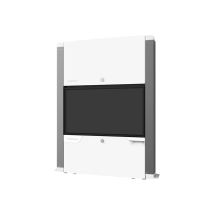 Ergotron CareFit - wall-mounted workstation - snow white