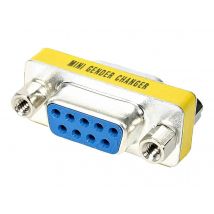 StarTech Slimline DB9 Serial Gender Changer - F/F - Serial gender changer - DB-9 (F) to DB-9 (F) - GC9SF - serial gender converter - DB-9 to DB-9