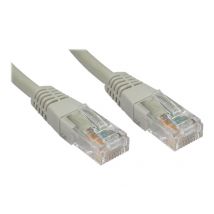 Cables Direct patch cable - 25 cm - grey