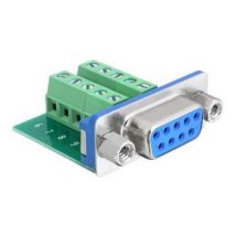 DELOCK Adapter Terminalblock 10Pin -> D-Sub9 Buchse