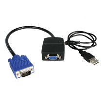 StarTech.com 2 Port VGA Video Splitter - USB Powered - 2048x1536 - VGA Video Monitor Splitter Dual Port (ST122LE) - video splitter - 2 ports