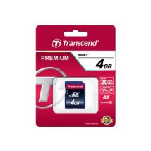 SD Card   4GB Transcend SDHC Class10