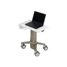 Ergotron CareFit cart - Slim - for notebook - white, warm grey