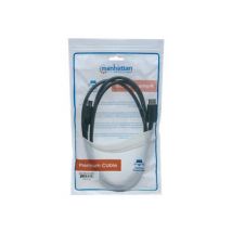MANHATTAN DisplayPort Kabel St/St  2.0m geschirmt   schwarz