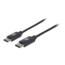 MANHATTAN USB C Anschlusskabel USB2.0 C-Stecker/C-Stecker 1m