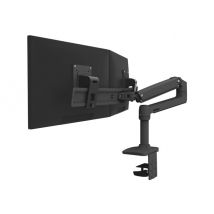 Ergotron LX mounting kit - for 2 LCD displays - dual direct - matte black