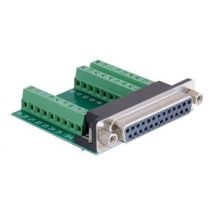 DELOCK Adapter Terminalblock 27Pin -> D-Sub25 Buchse
