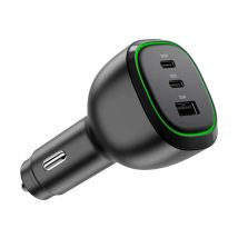 ALOGIC Rapid Power car power adapter - 2 x 24 pin USB-C (PD), USB - 165 Watt