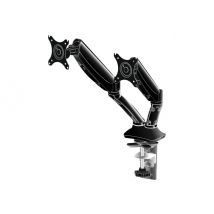 Iiyama DS3002C-B1 mounting kit - adjustable arm - for 2 monitors - black