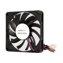 Startech Replacement 70mm TX3 Dual Ball Bearing CPU Cooler Fan - 3 pin case Fan - TX3 Fan - 70mm Fan (FAN7X10TX3) - case fan
