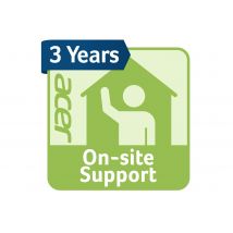 Acer AcerAdvantage - extended service agreement - 3 years - on-site
