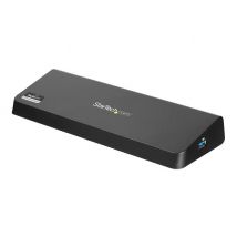StarTech.com USB 3.0 Docking Station Dual Monitor with HDMI & 4K DisplayPort, 4x USB-A, Gigabit Ethernet, USB Type A Universal Laptop Dock with USB 3.1 Gen 1 Hub (5 Gbps) and Charging - Mac, Windows, Chrome (USB3DOCKHDPC) - docking station - USB - HDMI, DP - 1GbE