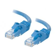 C2G Cat6 Booted Unshielded (UTP) Network Patch Cable - patch cable - 50 cm - blue