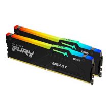 DDR5  64GB PC 5600 CL40 Kingston KIT (2x32GB) FURY Beast RGB retail