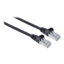 INTELLINET Patchkabel Cat6a-Stecker/Cat7-Rohkabel 1m schwarz