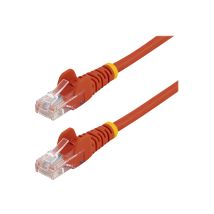 Startech 3m Red Cat5e / Cat 5 Snagless Patch Cable - patch cable - 3 m - red
