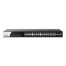 Draytek VigorSwitch G1282 - switch - 28 ports - smart - rack-mountable