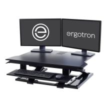 Ergotron WorkFit-TX - standing desk converter - rectangular - black