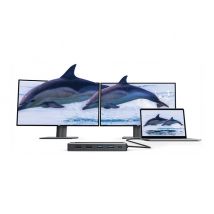 ALOGIC MV2 - docking station - USB-C - VGA, 2 x HDMI - 1GbE