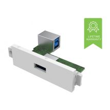 VISION TechConnect 3 USB-a module - modular facility plate snap-in