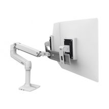 Ergotron LX mounting kit - for 2 LCD displays - dual direct - white