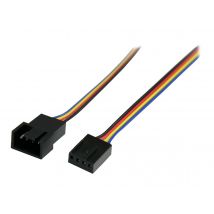 StarTech 12in 4 Pin Fan Power Extension Cable - M/F - Fan power extension cable - 4 pin PWM (M) to 4 pin PWM (F) - FAN4EXT12 - fan power extension cable - 4 pin PWM to 4 pin PWM - 30.5 cm