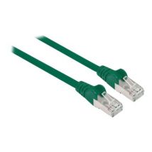 INTELLINET Patchkabel Cat6a-Stecker/Cat7-Rohkabel 0,25m grün