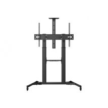 Proper Portable TV Trolley Stand cart - for flat panel - black