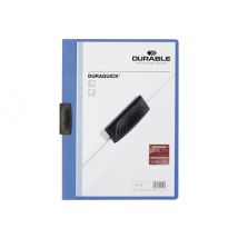 DURABLE DURAQUICK - clip file - for A4 - capacity: 20 sheets - blue with transparent front cover