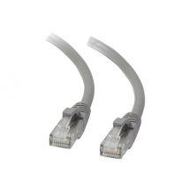 C2G Cat5e Booted Unshielded (UTP) Network Patch Cable - patch cable - 5 m - grey