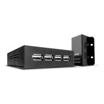 LINDY USB 2.0 4 Port CAT.5/6 Extender With Power Over CAT.5/6 - USB extender - USB 2.0