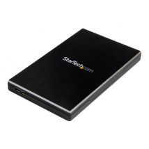 StarTech.com USB 3.1 (10 Gbps) Gen 2 External Hard Drive Enclosure for 2.5" SATA Drives - Portable Hard Drive Enclosure (S251BMU313) - storage enclosure - SATA 6Gb/s - USB 3.1 (Gen 2)