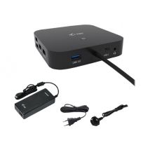 i-Tec - docking station - USB-C 3.1 Gen 2 / Thunderbolt 3 - HDMI, DP++ - 1GbE