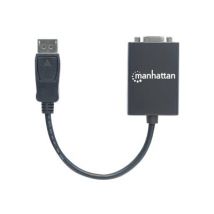 MANHATTAN DisplayPort Adapter St/Bu DP->HD15, schwarz
