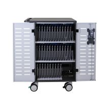 Ergotron Zip40 cart - for 40 tablets / notebooks - grey, white